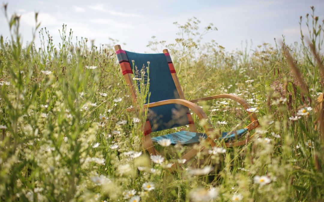 Wooden garden chair